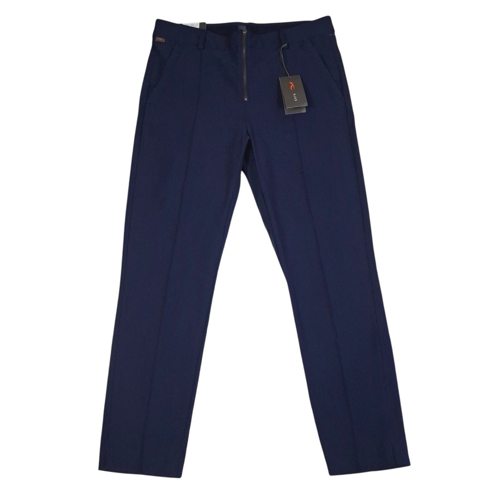 Kjus Ikala High Waist 7/8 Pant Size 42 XL Navy Slim Fit Golf Trousers